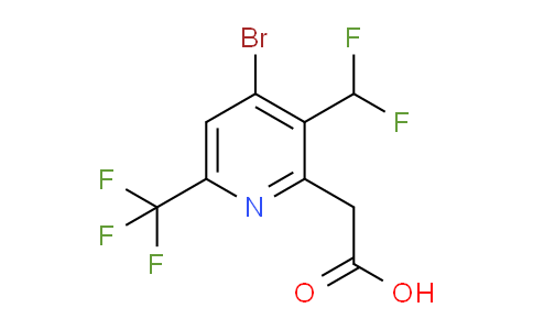 AM120022 | 1805397-61-8 | 4-Bromo-3-(difluoromethyl)-6-(trifluoromethyl)pyridine-2-acetic acid