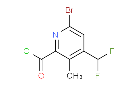 AM120025 | 1806865-69-9 | 6-Bromo-4-(difluoromethyl)-3-methylpyridine-2-carbonyl chloride