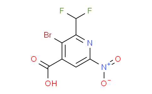 AM120034 | 1805444-07-8 | 3-Bromo-2-(difluoromethyl)-6-nitropyridine-4-carboxylic acid