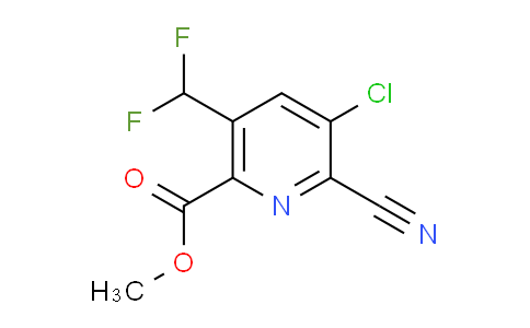 AM120055 | 1806976-11-3 | Methyl 3-chloro-2-cyano-5-(difluoromethyl)pyridine-6-carboxylate