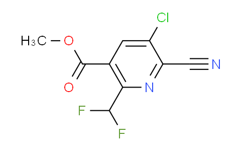 AM120057 | 1805970-93-7 | Methyl 3-chloro-2-cyano-6-(difluoromethyl)pyridine-5-carboxylate