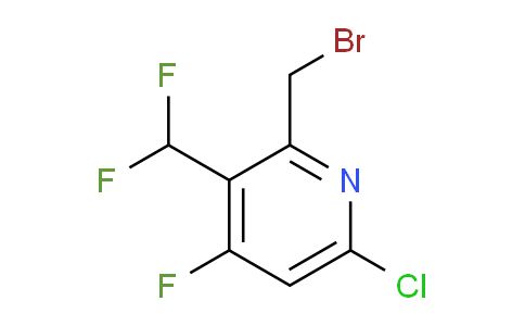 2-(Bromomethyl)-6-chloro-3-(difluoromethyl)-4-fluoropyridine