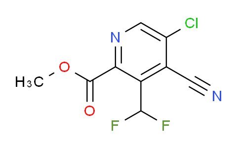 Methyl 5-chloro-4-cyano-3-(difluoromethyl)pyridine-2-carboxylate