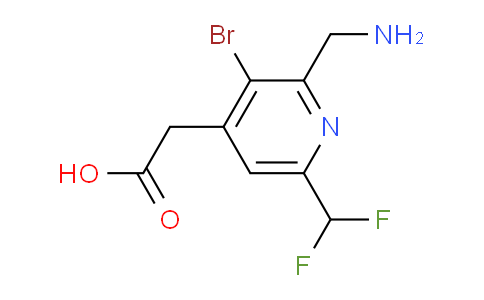 AM120079 | 1805353-39-2 | 2-(Aminomethyl)-3-bromo-6-(difluoromethyl)pyridine-4-acetic acid