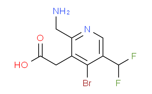 AM120081 | 1806915-58-1 | 2-(Aminomethyl)-4-bromo-5-(difluoromethyl)pyridine-3-acetic acid