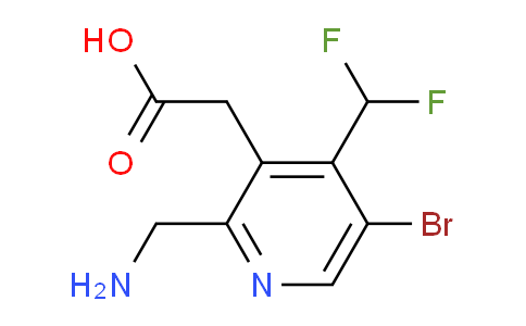 AM120088 | 1805039-46-6 | 2-(Aminomethyl)-5-bromo-4-(difluoromethyl)pyridine-3-acetic acid