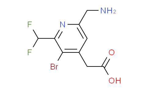 AM120090 | 1805251-48-2 | 6-(Aminomethyl)-3-bromo-2-(difluoromethyl)pyridine-4-acetic acid