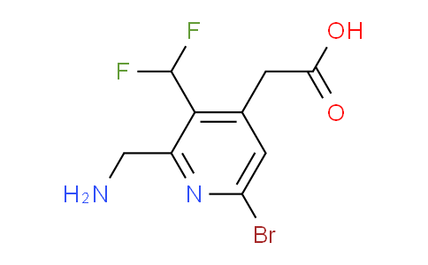 AM120091 | 1805353-49-4 | 2-(Aminomethyl)-6-bromo-3-(difluoromethyl)pyridine-4-acetic acid