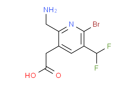 AM120094 | 1804845-76-8 | 2-(Aminomethyl)-6-bromo-5-(difluoromethyl)pyridine-3-acetic acid