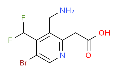 AM120108 | 1805353-62-1 | 3-(Aminomethyl)-5-bromo-4-(difluoromethyl)pyridine-2-acetic acid