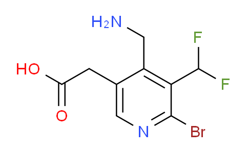 AM120112 | 1804845-90-6 | 4-(Aminomethyl)-2-bromo-3-(difluoromethyl)pyridine-5-acetic acid