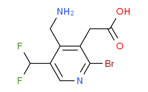 AM120115 | 1804488-21-8 | 4-(Aminomethyl)-2-bromo-5-(difluoromethyl)pyridine-3-acetic acid