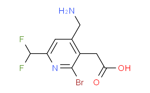 AM120116 | 1805446-67-6 | 4-(Aminomethyl)-2-bromo-6-(difluoromethyl)pyridine-3-acetic acid