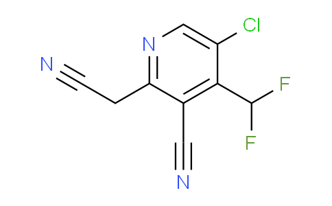 5-Chloro-3-cyano-4-(difluoromethyl)pyridine-2-acetonitrile