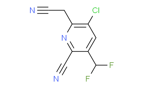 AM120137 | 1806968-34-2 | 5-Chloro-2-cyano-3-(difluoromethyl)pyridine-6-acetonitrile