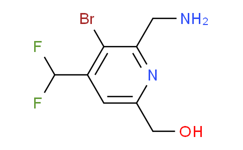 2-(Aminomethyl)-3-bromo-4-(difluoromethyl)pyridine-6-methanol