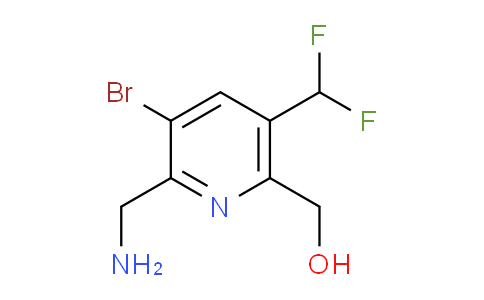 2-(Aminomethyl)-3-bromo-5-(difluoromethyl)pyridine-6-methanol