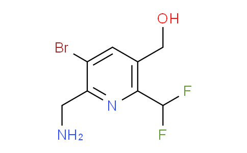 2-(Aminomethyl)-3-bromo-6-(difluoromethyl)pyridine-5-methanol
