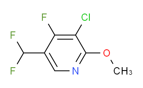 3-Chloro-5-(difluoromethyl)-4-fluoro-2-methoxypyridine