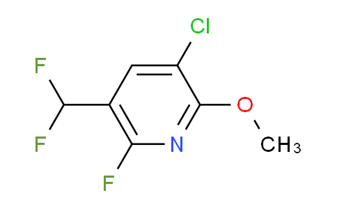 AM120168 | 1806913-95-0 | 3-Chloro-5-(difluoromethyl)-6-fluoro-2-methoxypyridine