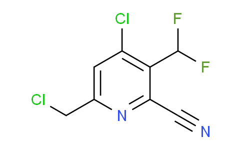 AM120185 | 1805051-18-6 | 4-Chloro-6-(chloromethyl)-2-cyano-3-(difluoromethyl)pyridine