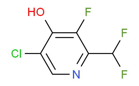 5-Chloro-2-(difluoromethyl)-3-fluoro-4-hydroxypyridine