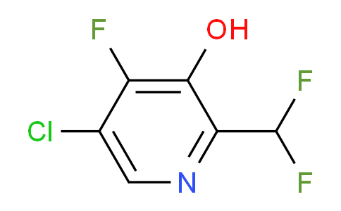 5-Chloro-2-(difluoromethyl)-4-fluoro-3-hydroxypyridine
