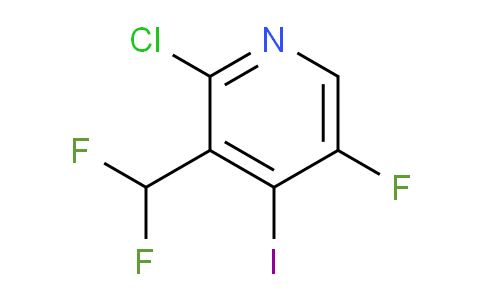 2-Chloro-3-(difluoromethyl)-5-fluoro-4-iodopyridine