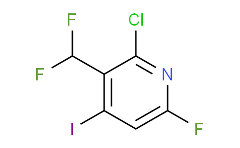 2-Chloro-3-(difluoromethyl)-6-fluoro-4-iodopyridine