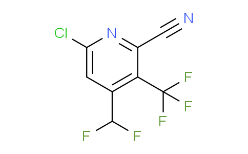 AM120218 | 1805402-17-8 | 6-Chloro-2-cyano-4-(difluoromethyl)-3-(trifluoromethyl)pyridine