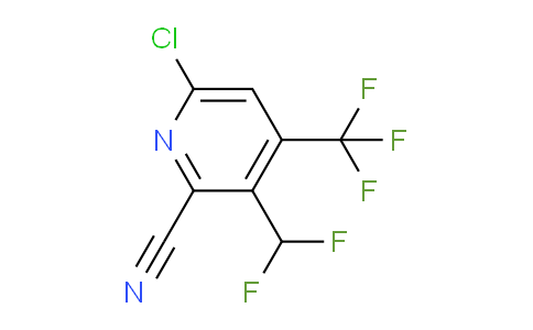 AM120220 | 1806968-26-2 | 6-Chloro-2-cyano-3-(difluoromethyl)-4-(trifluoromethyl)pyridine