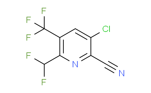 AM120225 | 1807025-47-3 | 3-Chloro-2-cyano-6-(difluoromethyl)-5-(trifluoromethyl)pyridine