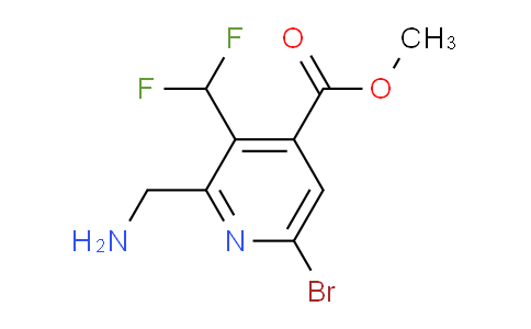 AM120235 | 1806914-59-9 | Methyl 2-(aminomethyl)-6-bromo-3-(difluoromethyl)pyridine-4-carboxylate