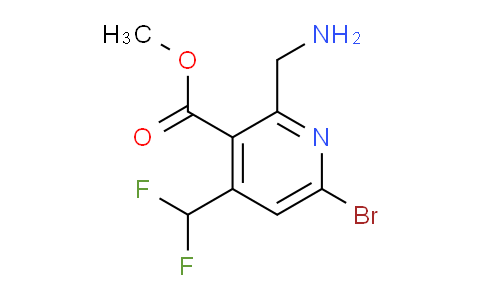 AM120236 | 1805352-84-4 | Methyl 2-(aminomethyl)-6-bromo-4-(difluoromethyl)pyridine-3-carboxylate