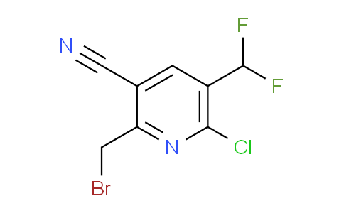 2-(Bromomethyl)-6-chloro-3-cyano-5-(difluoromethyl)pyridine