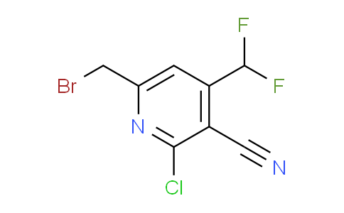 6-(Bromomethyl)-2-chloro-3-cyano-4-(difluoromethyl)pyridine