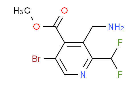 AM120250 | 1804845-21-3 | Methyl 3-(aminomethyl)-5-bromo-2-(difluoromethyl)pyridine-4-carboxylate