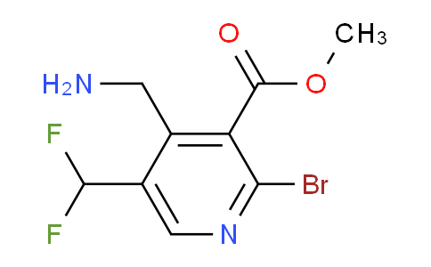 AM120256 | 1805344-52-8 | Methyl 4-(aminomethyl)-2-bromo-5-(difluoromethyl)pyridine-3-carboxylate