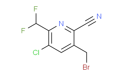 AM120257 | 1806868-08-5 | 3-(Bromomethyl)-5-chloro-2-cyano-6-(difluoromethyl)pyridine
