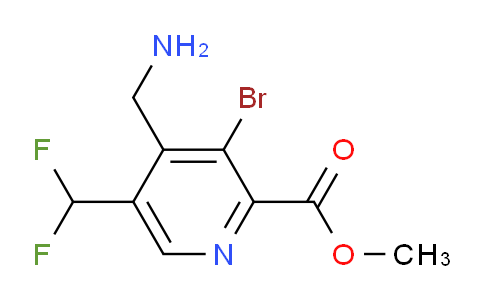 AM120262 | 1805038-84-9 | Methyl 4-(aminomethyl)-3-bromo-5-(difluoromethyl)pyridine-2-carboxylate