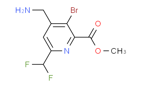 AM120263 | 1805250-20-7 | Methyl 4-(aminomethyl)-3-bromo-6-(difluoromethyl)pyridine-2-carboxylate