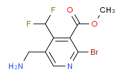 Methyl 5-(aminomethyl)-2-bromo-4-(difluoromethyl)pyridine-3-carboxylate