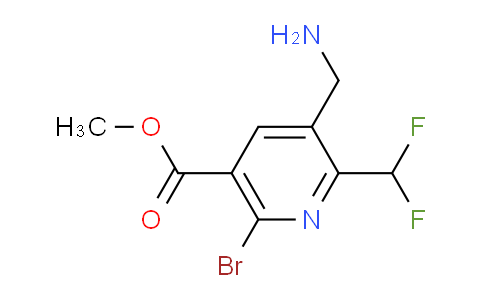 AM120267 | 1806915-06-9 | Methyl 3-(aminomethyl)-6-bromo-2-(difluoromethyl)pyridine-5-carboxylate