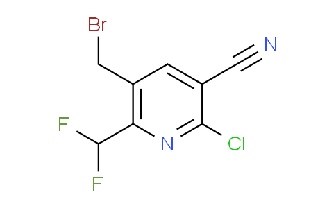 5-(Bromomethyl)-2-chloro-3-cyano-6-(difluoromethyl)pyridine