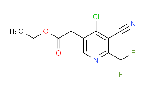 AM120315 | 1806960-22-4 | Ethyl 4-chloro-3-cyano-2-(difluoromethyl)pyridine-5-acetate