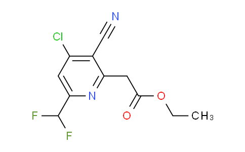 AM120318 | 1807028-86-9 | Ethyl 4-chloro-3-cyano-6-(difluoromethyl)pyridine-2-acetate