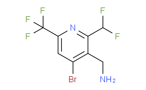 AM120327 | 1805253-00-2 | 3-(Aminomethyl)-4-bromo-2-(difluoromethyl)-6-(trifluoromethyl)pyridine