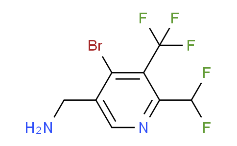 AM120330 | 1805450-56-9 | 5-(Aminomethyl)-4-bromo-2-(difluoromethyl)-3-(trifluoromethyl)pyridine