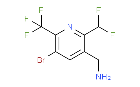 AM120334 | 1805948-76-8 | 3-(Aminomethyl)-5-bromo-2-(difluoromethyl)-6-(trifluoromethyl)pyridine