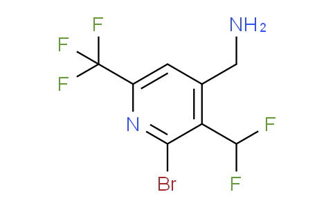 AM120339 | 1804486-81-4 | 4-(Aminomethyl)-2-bromo-3-(difluoromethyl)-6-(trifluoromethyl)pyridine
